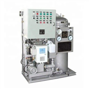 Separator wody zęzowej zaolejonej wody o stężeniu 15 ppm